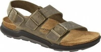 Birkenstock Milano CT Oiled Leather faded khaki - Gr&ouml;&szlig;e 45 1018427