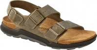 Birkenstock 1018427, Birkenstock Milano CT Oiled Leather faded khaki - Gr&ouml;&szlig;e 43