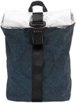 Airpaq Rucksack Rolltop 3.0 blau-wei&szlig;e Rolle - Gr&ouml;&szlig;e 21 Liter