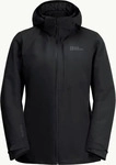 Jack Wolfskin 1115581, Jack Wolfskin Bergland 3in1 Jacket Women black - Gr&ouml;&szlig;e S