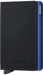 Secrid Matte black/blue slim SM