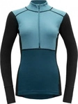 Devold GO245244A, Devold Lauparen 190 Woman Zip Neck moon/ink/flood - Gr&ouml;&szlig;e XL
