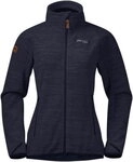Bergans Hareid Fleece W Jacket NoHood dark navy melange - Gr&ouml;&szlig;e S 3030