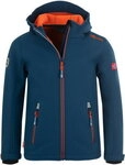 Trollkids Kids Trollfjord Jacket mystic blue/orange - Gr&ouml;&szlig;e 104 Kinder 161