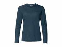 VAUDE Womens Essential LS T-Shirt dark sea uni - Größe 38 Damen 41316