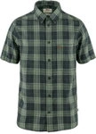 Fj&auml;llr&auml;ven &Ouml;vik Travel Shirt SS dk navy/patina green - Gr&ouml;&szlig;e L 87039