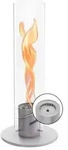 SPIN classic 1200 Tischfeuer grau inkl. Bio-Burner - bis zu 2000 W Leistung 00697