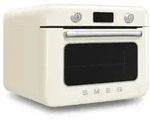 COF01CREU Kombi Tisch Backofen mit Dampfbackofen Wassertank Farbe: Creme