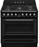 TR90GMBLD Standherd mit Gas 90 cm im Victoria Design schwarz