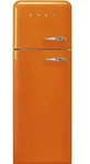 FAB30LOR6 Retro K&uuml;hlschrank mit Eisfach - Farbe Orange Linksanschlag