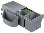 Traditionline Trio-Master Corner 360 S/400-3, Abfallsammelsystem, alugrau 8012084