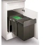 Profiline Trio-Master 410 S/400-3, Abfallsammelsystem, mit Biodeckel, anthrazit
