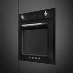 SOP6900TN Backofen mit Pyrolyse und Drehknebeln Victoria Design schwarz