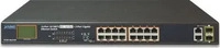 Planet Schalter FGSW-1822VHP 16x 100Mb 2x RJ-45/SFP 300 W PoE+