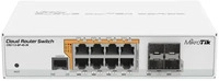 Mikrotik Switch CRS112-8P-4S-IN 8x 10/100/1000 4x SFP PoE+/Passive PoE