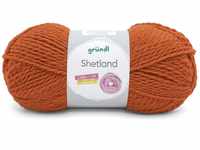 Gründl Wolle Shetland,100 g, orange