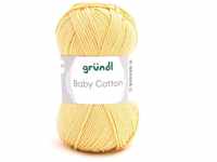 Gründl Wolle Baby Cotton 50 g gelb