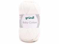 Gründl Wolle Baby Cotton 50 g weiß
