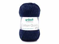 Gründl Wolle Cotton Quick 50 g uni dunkelblau