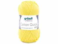 Gründl Wolle Cotton Quick 50 g uni gelb