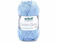 Gründl Wolle Cotton Quick 50 g uni himmelblau