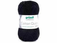 Gründl Wolle Cotton Quick 50 g uni schwarz