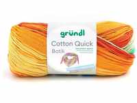 Gründl Wolle Cotton Quick Batik 100 g hellblau-grün-mais-orange