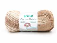 Gründl Wolle Cotton Quick Batik 100 g natur-braun-beige