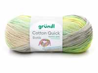 Gründl Wolle Cotton Quick Batik 100 g natur-türkis-gelb-grün