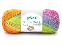 Gründl Wolle Cotton Quick Batik 100 g orange-grün-blau-violett