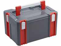Primaster Systembox 44 x 31 x 25 cm unbestückt grau-rot