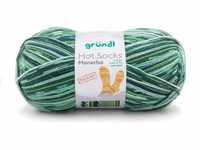 Gründl Wolle Hot Socks Manerba, 4-fach,100 g, h.grün-tannengrün-blau-natur