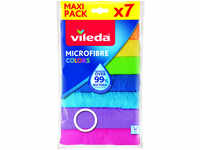 Vileda Mikrofaser Allzwecktuch Colors XXL 7-er Pack 30 x 30 cm