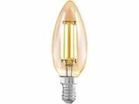 Eglo LED Leuchtmittel C35 E14 Kerzenform 4 W warmweiß amber