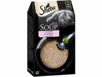 Sheba Soup mit Lachs Katzenfutter 4 x 40g