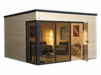 Weka Designhaus Cubilis 380 x 380 cm natur mit Fußboden