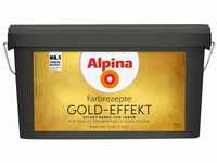 Alpina Innenfarbe Gold-Effekt 3 L Basis und 1 L Finish, samtig-schimmernd
