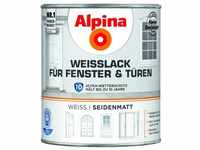 Alpina Weißlack für Fenster & Türen 2 L weiß seidenmatt