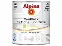 Alpina Weißlack für Möbel und Türen 750 ml weiß seidenmatt