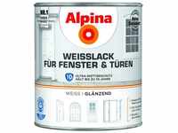 Alpina Weißlack für Fenster & Türen 2 L weiß glänzend