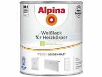 Alpina Heizkörperlack weiß 2 L weiß seidenmatt