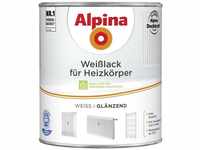 Alpina Heizkörperlack weiß 2 L weiß glänzend