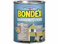 Bondex 329874, Bondex Dauerschutz-Holzfarbe 750 ml granitgrau platinum