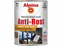 Alpina Metallschutz-Lack Anti-Rost 2,5 L braun glänzend