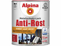 Alpina Metallschutz-Lack Anti-Rost 750 ml rot matt