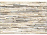 Komar Fototapete Whitewashed Wood 368 x 254 cm