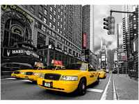 papermoon Vlies- Fototapete Digitaldruck 350 x 260 cm Time Square HR Cafe