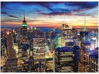 papermoon Vlies- Fototapete Digitaldruck 350 x 260 cm New York at Dusk