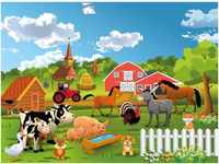 papermoon Vlies- Fototapete Digitaldruck 350 x 260 cm Farm Bauernhof