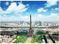 papermoon Vlies- Fototapete Digitaldruck 350 x 260 cm Eiffel Tower